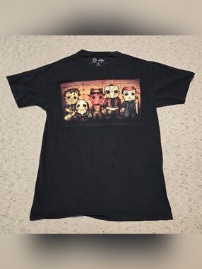 Chibi Horror Icon Lineup T-Shirt Mens Sz Medium Get Down Art x Church Of Horror